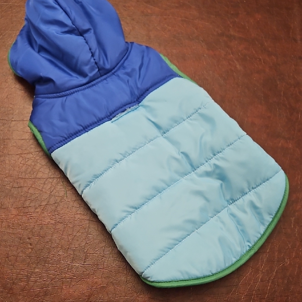 Colorful Dogs Sz Sm Puffer Vest With Plush Lining New Without Tag